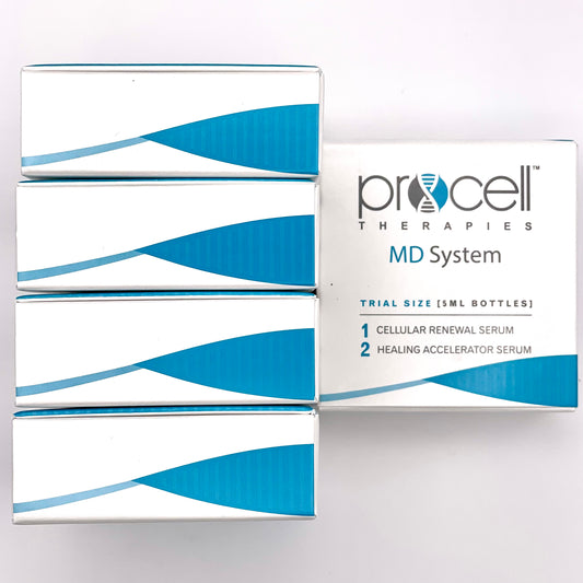 ProCell MD Aftercare Cellular Renewal Serums Step 1 & Step 2 5 Boxes (5 week supply)